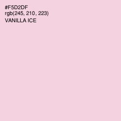 #F5D2DF - Vanilla Ice Color Image